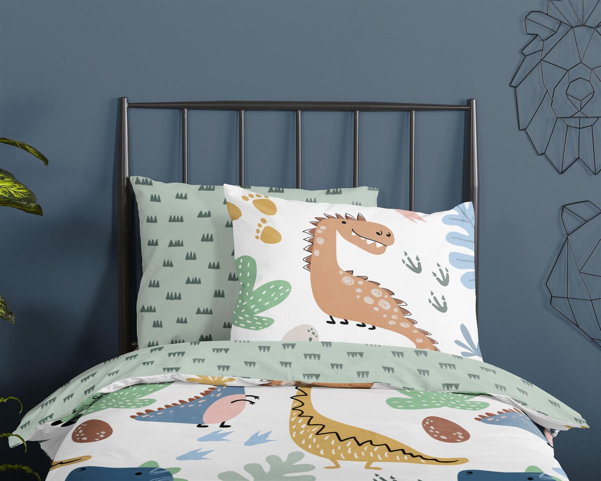 good morning Bettwäsche dino bettwäsche 135x200 set Dinosaurier Bettwäsche günstig online kaufen