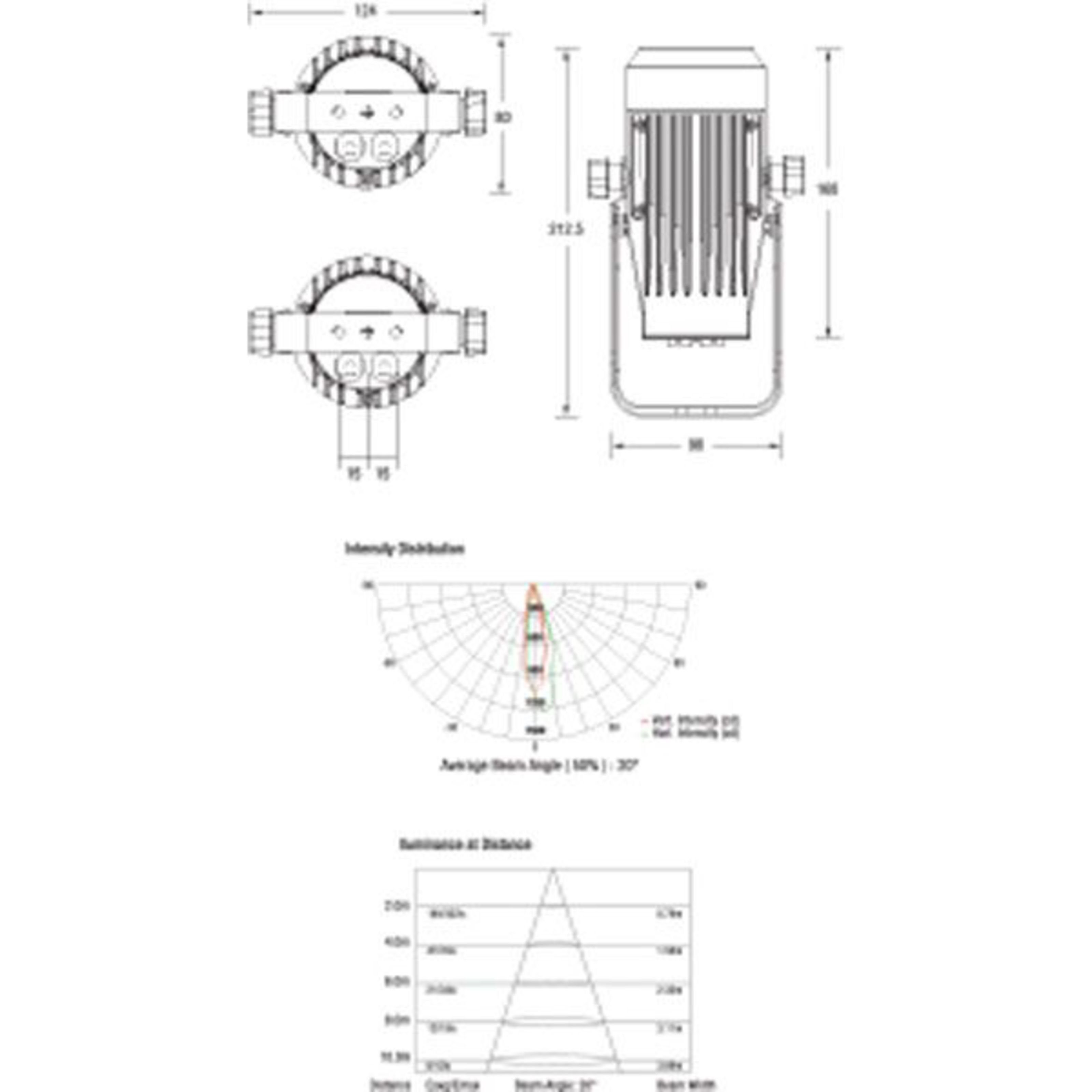 Show tec LED Discolicht, SPECTRAL MKIII LED Q4 PAR Scheinwerfer - 300