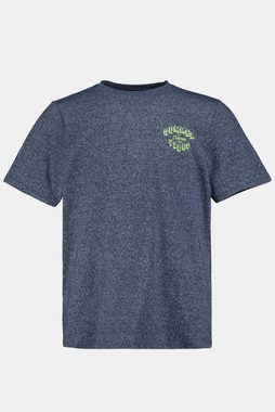 JP1880 T-Shirt T-Shirt Rücken Print Rundhals Halbarm