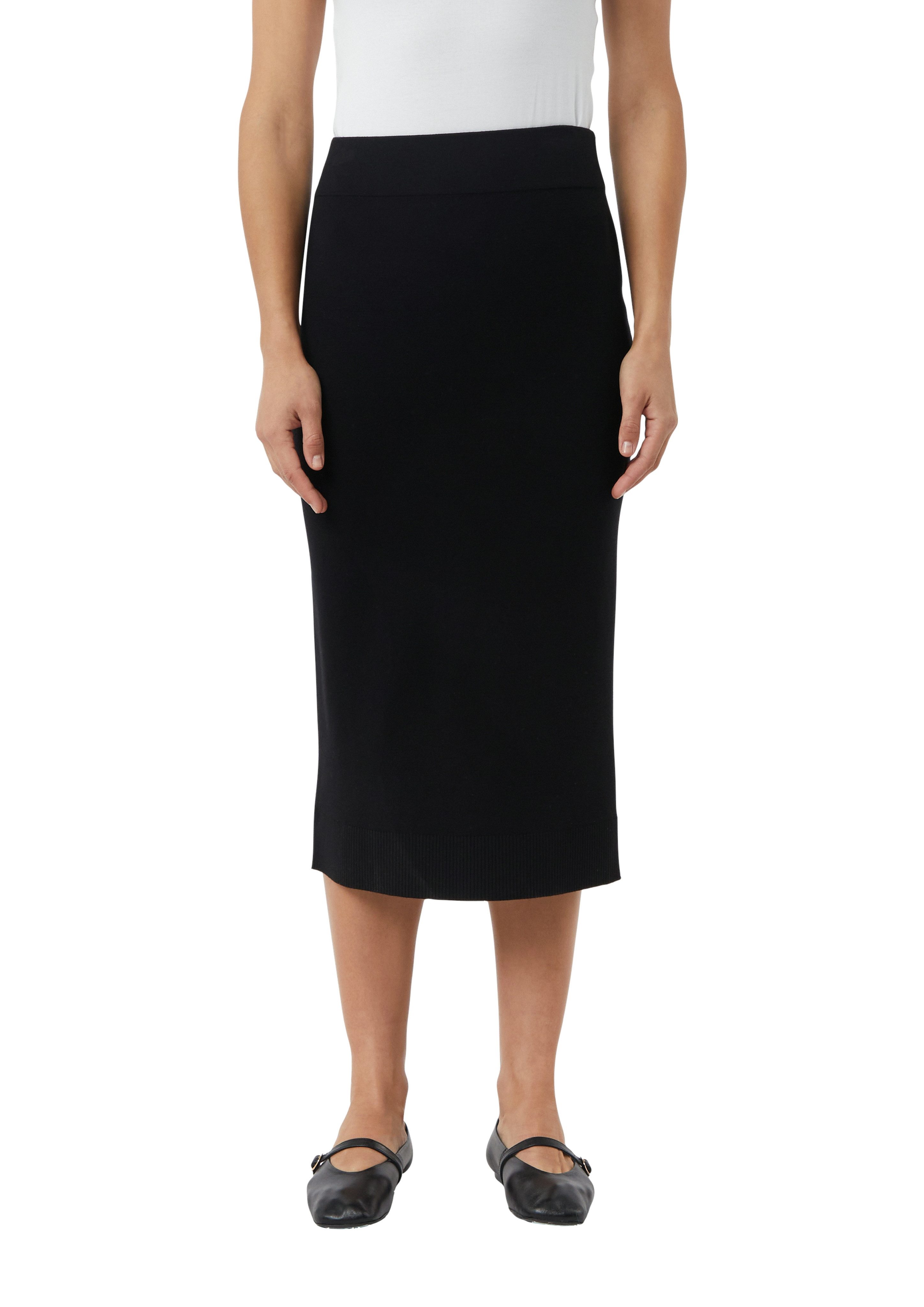 comma casual identity Midirock aus Feinstrick, schmale Passform günstig online kaufen