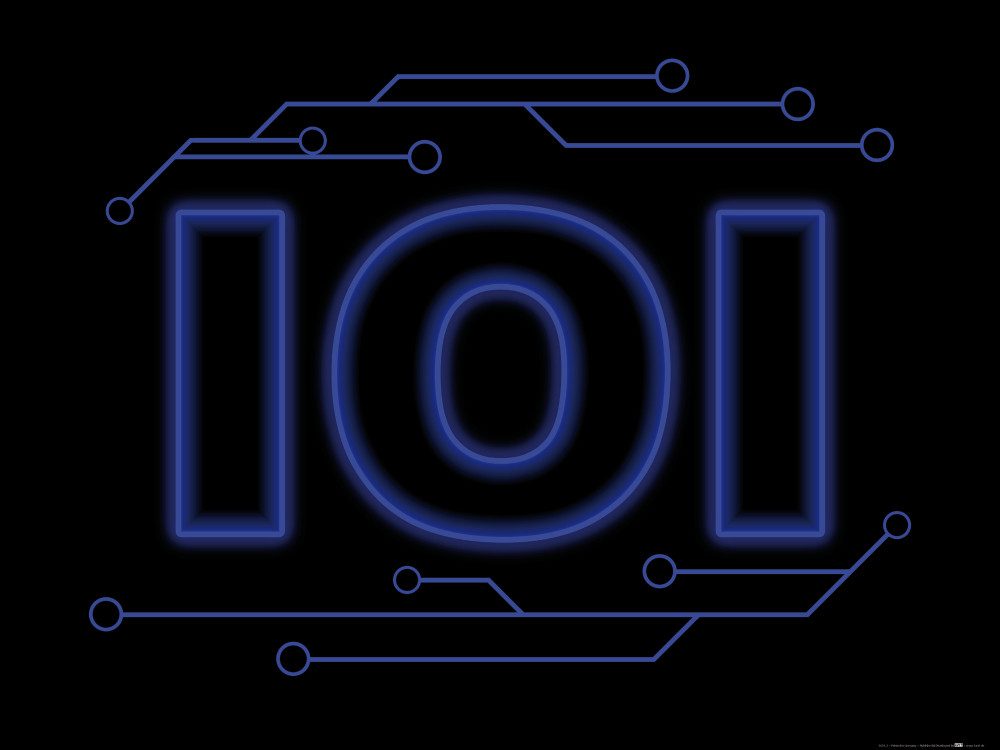 Poster Gaming Kunstdruck Bild - 101 Logo (60 x 80 cm)