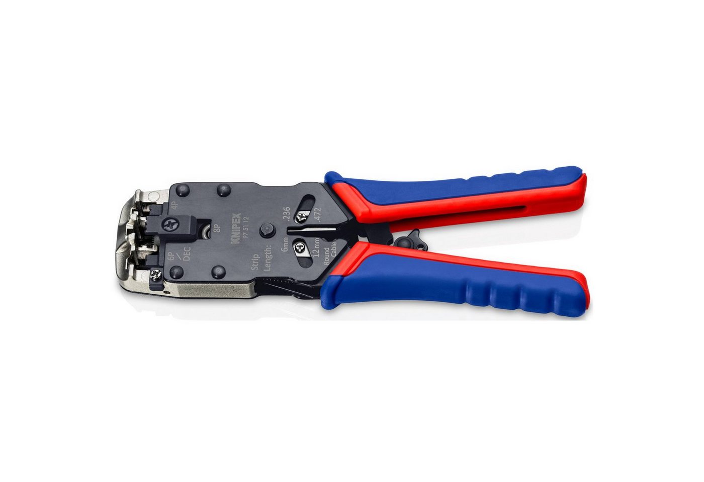 Thumbnail - Knipex Greifzange KNIPEX Crimpzange 97 51 12, (RJ-10, RJ-11/12 und