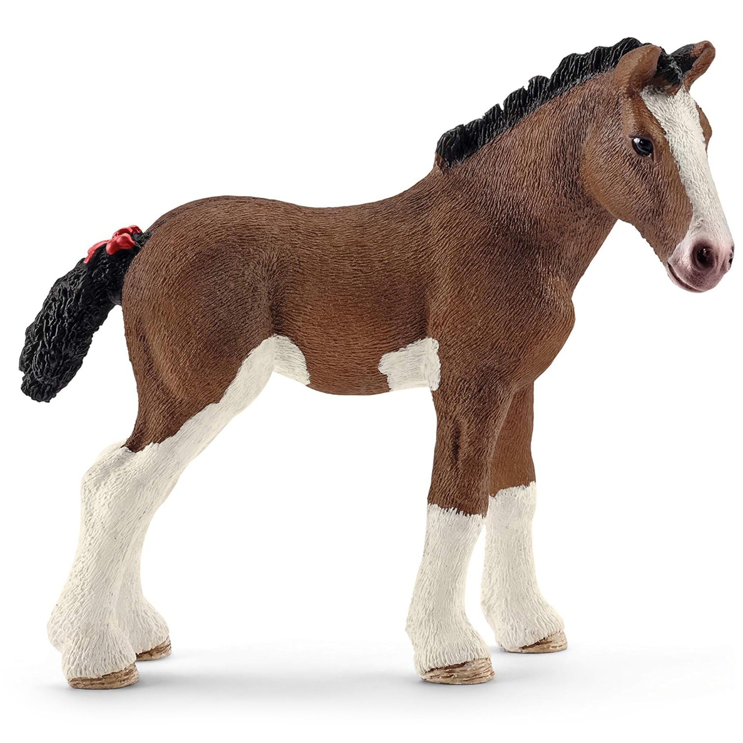Spielfigur Schleich Farm World - Clydesdale Pferdefohlen, Figur für Kinder 3+
