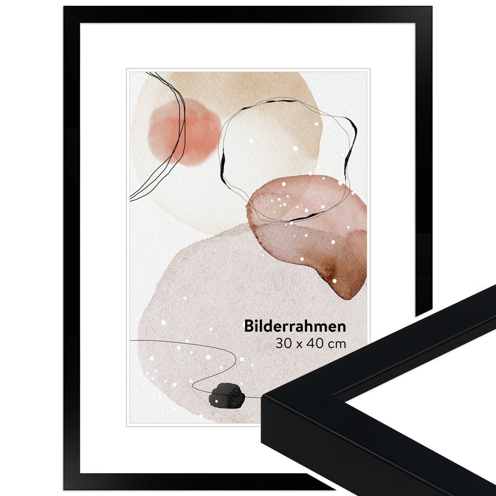WANDStyle Bilderrahmen H950, Schwarz, aus Massivholz günstig online kaufen