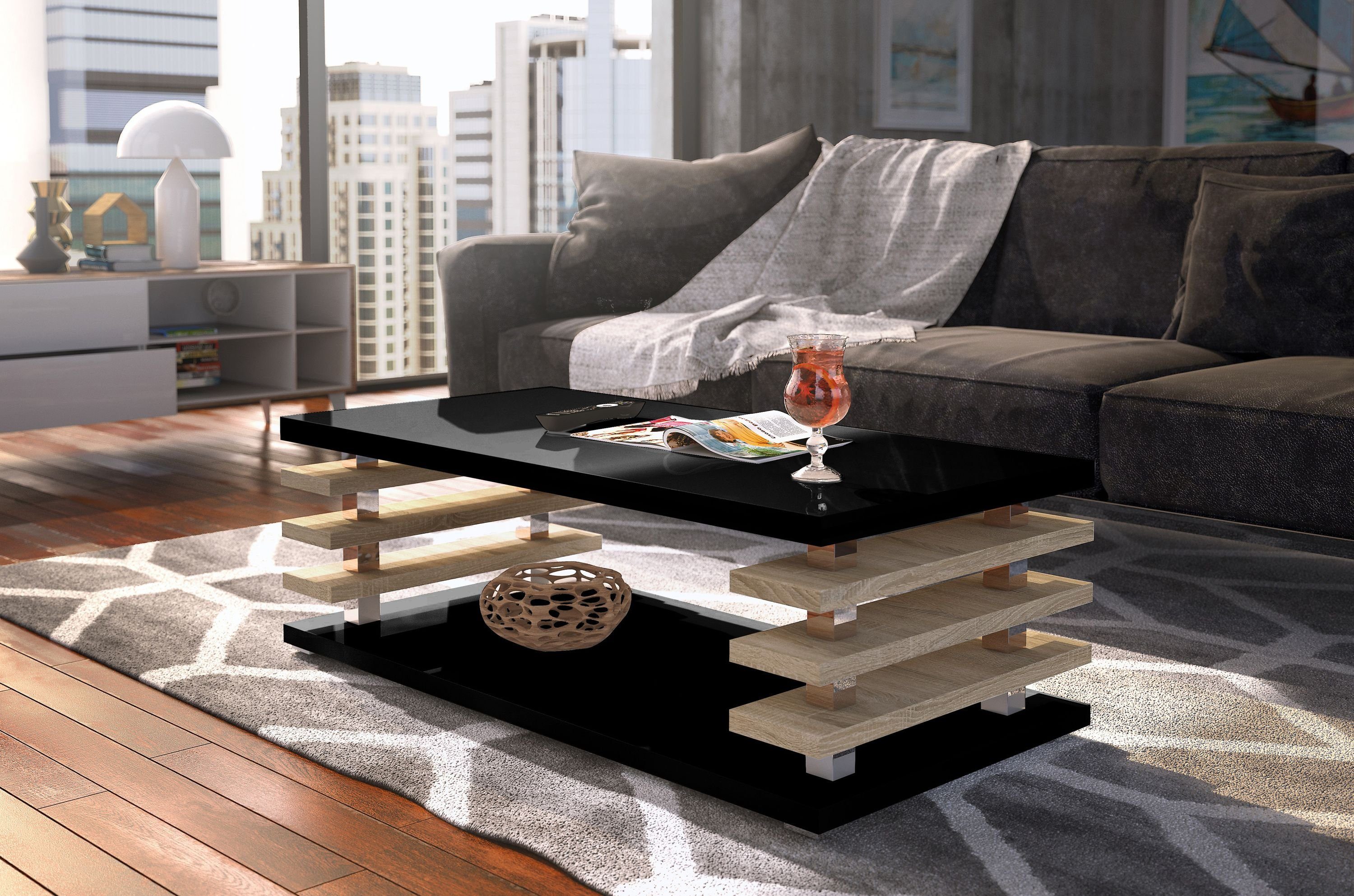 designimpex Couchtisch DC-3 Design Wohnzimmertisch Tisch günstig online kaufen