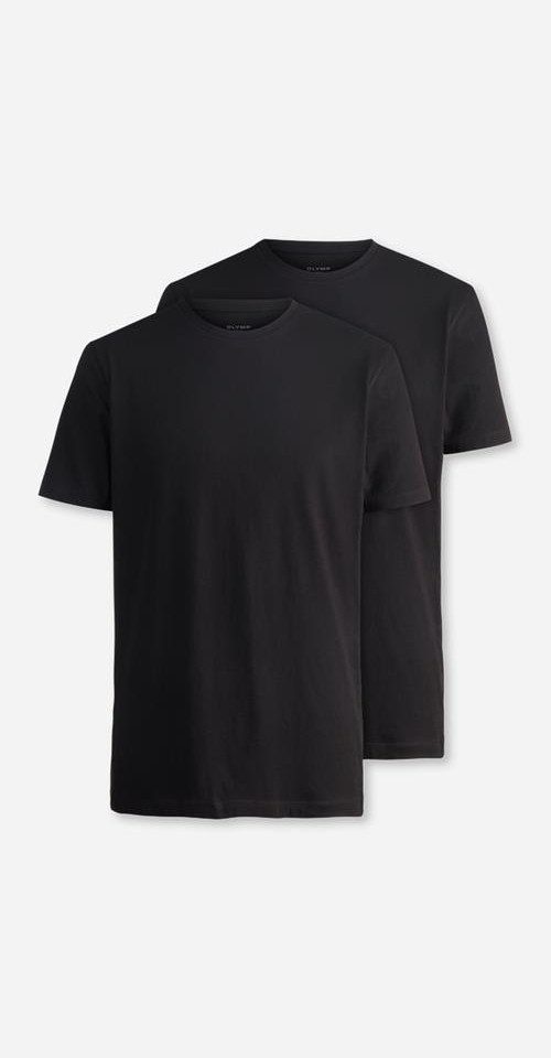 OLYMP T-Shirt 070012-T-Shirt schwarz günstig online kaufen