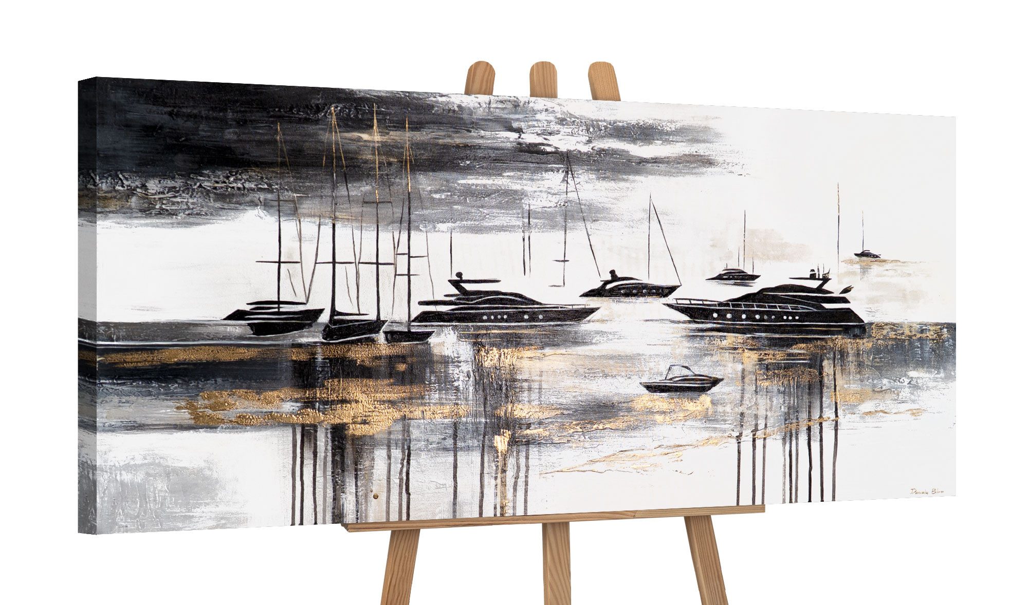YS-Art Gemälde Wandbild Segelboot auf dem günstig online kaufen
