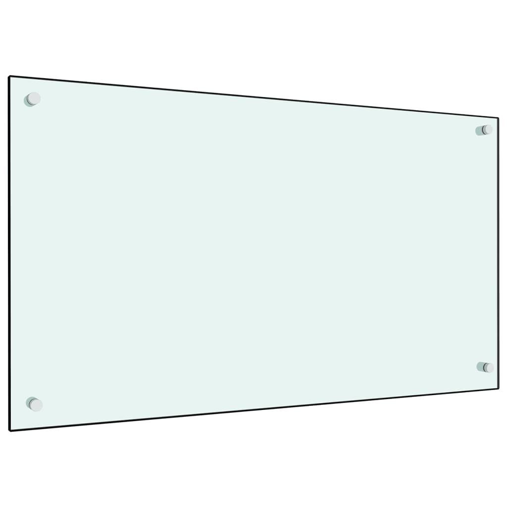 vidaXL Küchenrückwand 90 x 50 x 06 cm Spritzschutz Küchenrückwand 0,6 cm Glasdicke Sicherhei