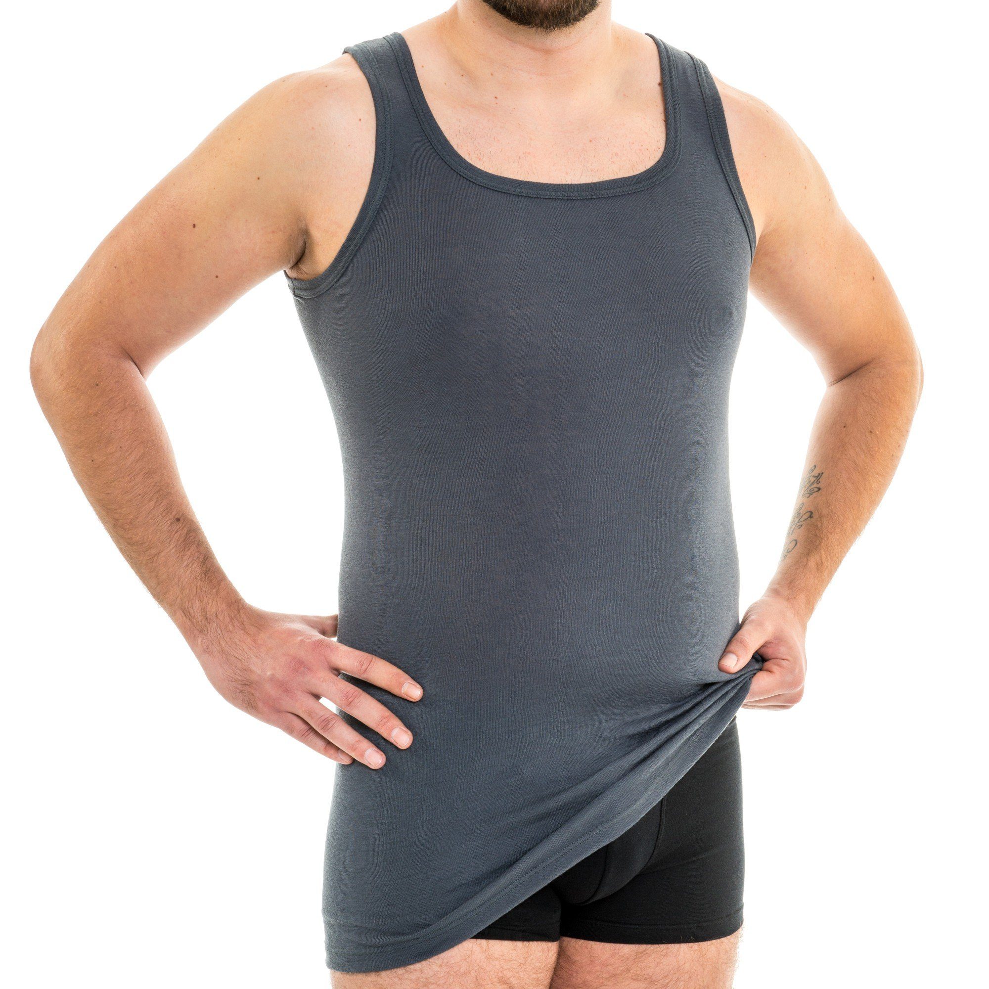 HERMKO Achselhemd 63027 Herren Tank Top günstig online kaufen