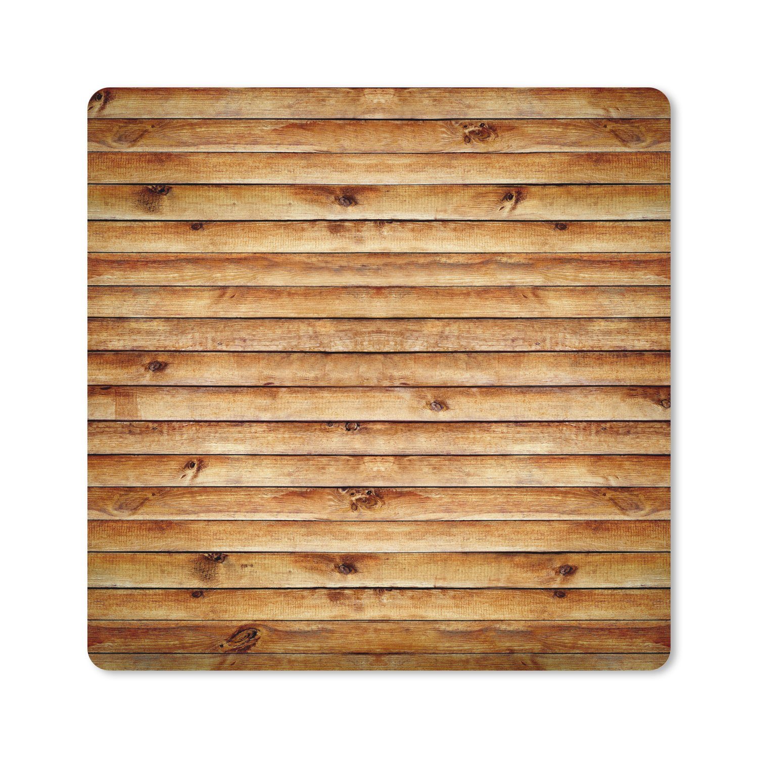 MuchoWow Gaming Mauspad Regale - Holz - Vintage (1-St), Gaming, Rutschfester Unterseite, Mausunterlage, 80x80 cm, XXL, Großes