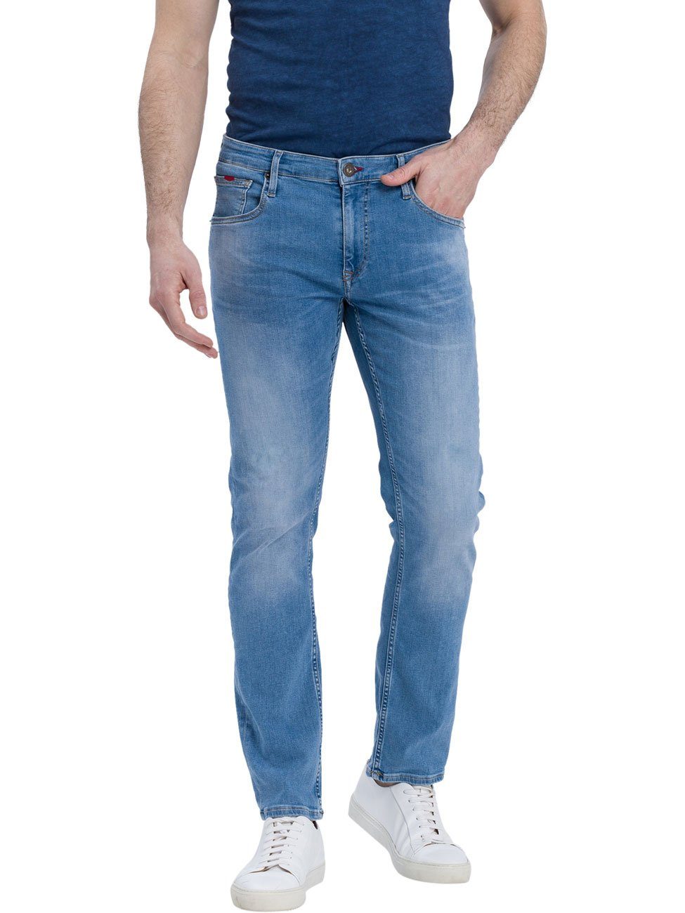 mit CROSS DAMIEN JEANS® Slim-fit-Jeans Stretch