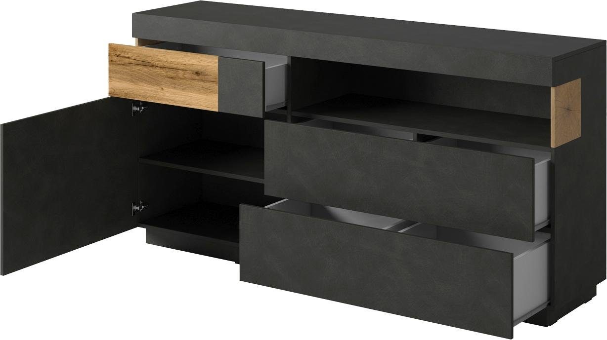 OTTO home Sideboard SILKE, Breite 169 cm