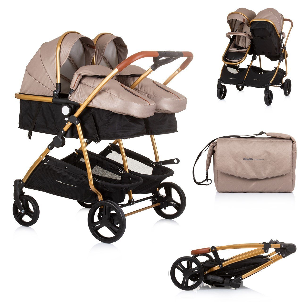 Geschwisterwagen Geschwisterkinderwagen Duo Smart