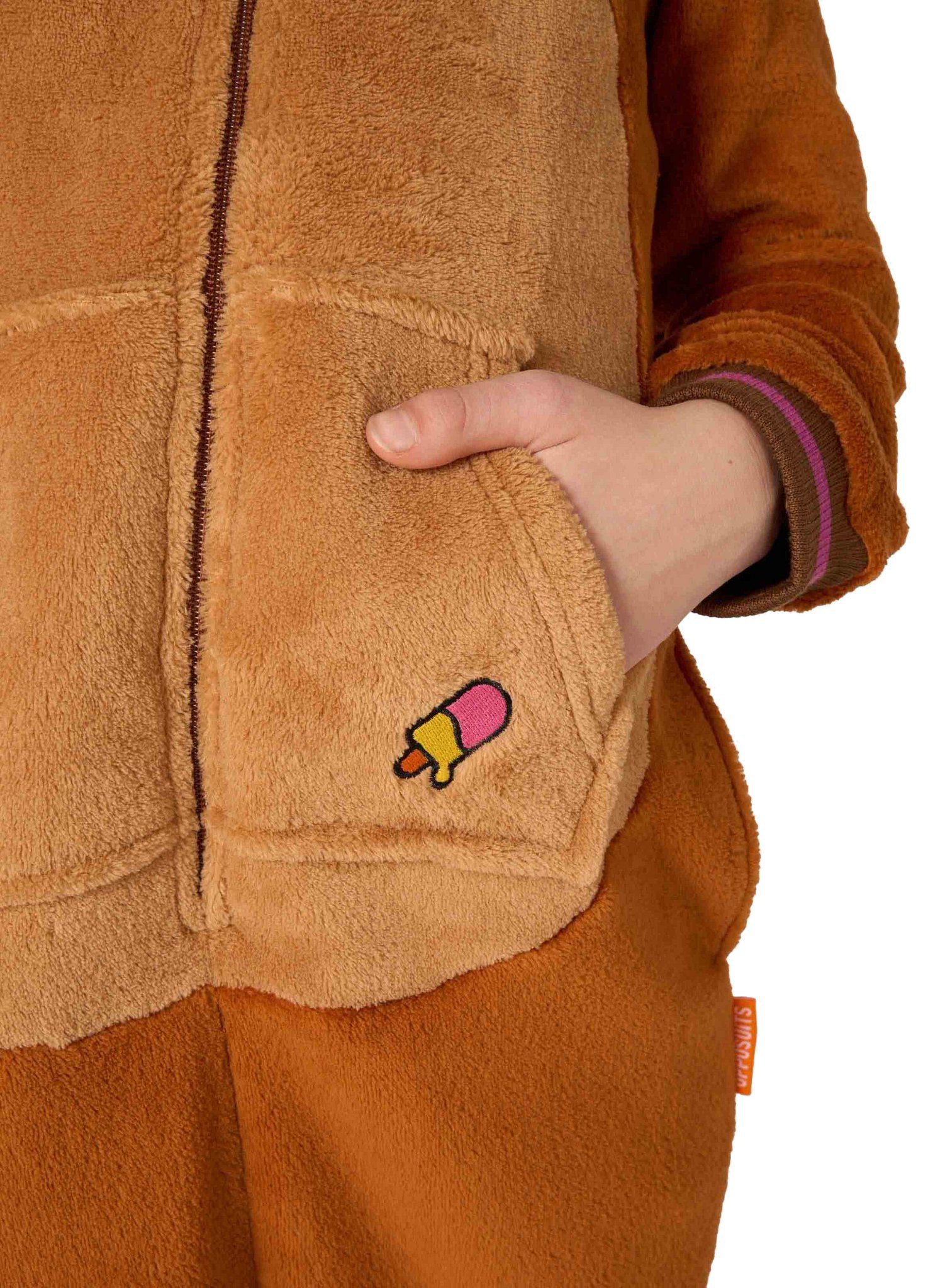 Opposuits Kostüm Walross Onesie für Kinder, Der Overall beweist: jedes Tier eignet sich zum Kuscheln!