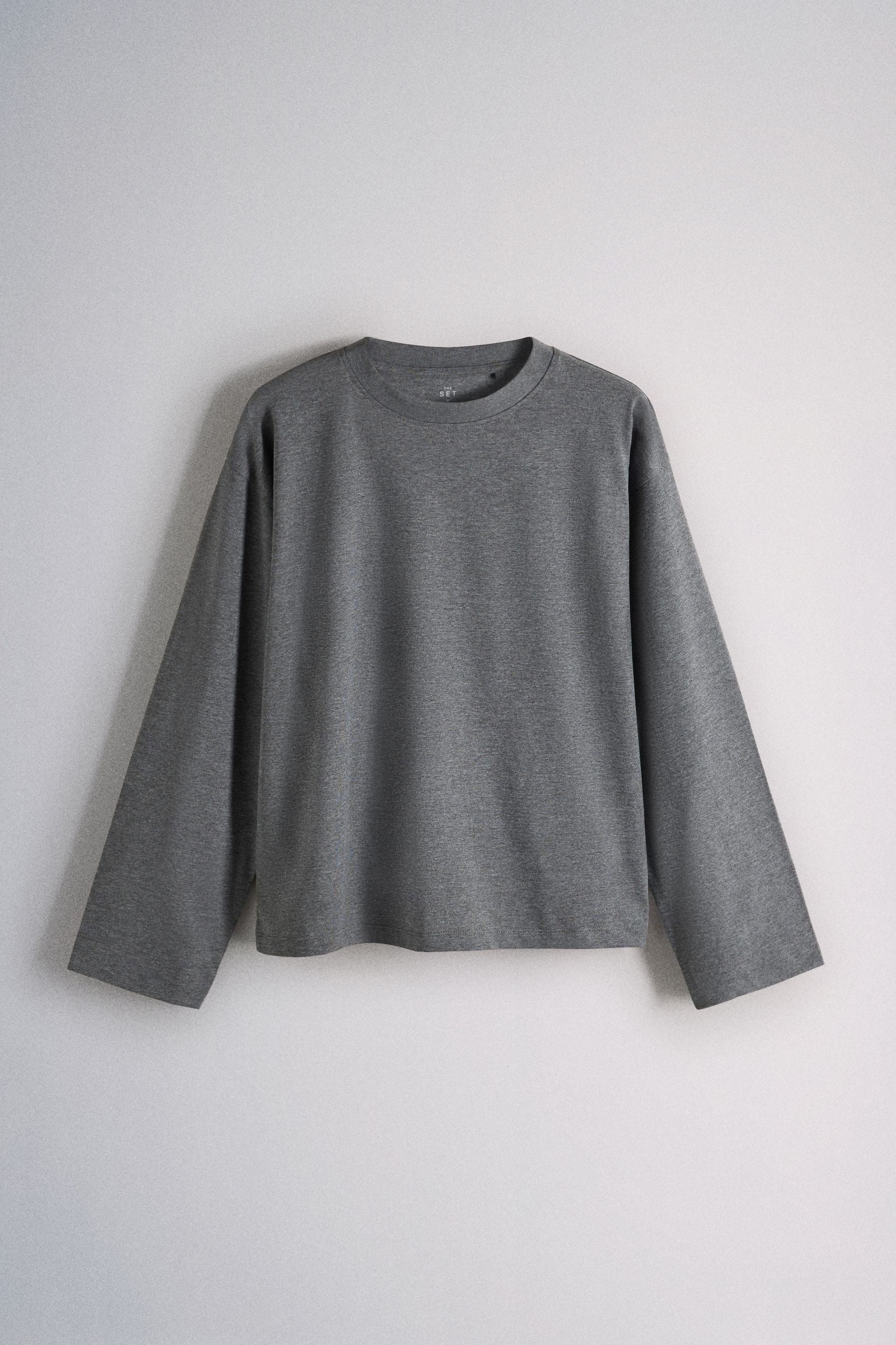 The Set Langarmshirt The Set Essential leichte Langarmshirts, 8er-Pack (8-tlg)