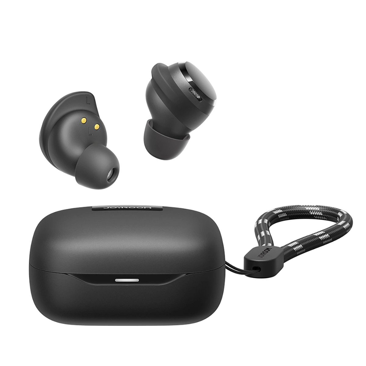 JOYROOM Joyroom Jdots JR-DB3 TWS Kabellose Kopfhörer Bluetooth-Kopfhörer (Bluetooth, Bluetooth 5.4, Silikonflügel, 2 Klangmodi, IPX5, USB-C, 28 h)