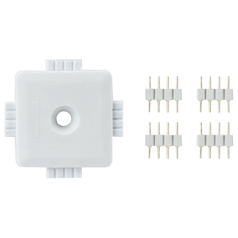 Paulmann LED Stripe Function YourLED X-Connector Weiß, Kunststoff, 1-flammig, Weiteres Zubehör