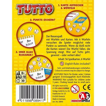 ABACUSSPIELE Spiel, Würfelspiel, Kartenspiel Tutto Volle Lotte, ab 8 Jahren