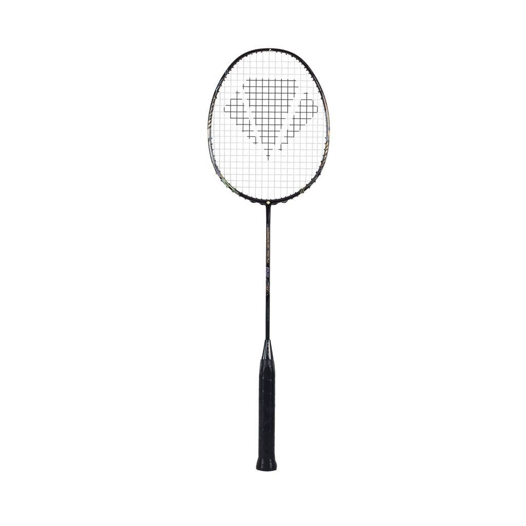 CARLTON Badmintonschläger Vapour Trail 82 Pyrite (82g/kopflastig/flexibel) schwarz - besaitet