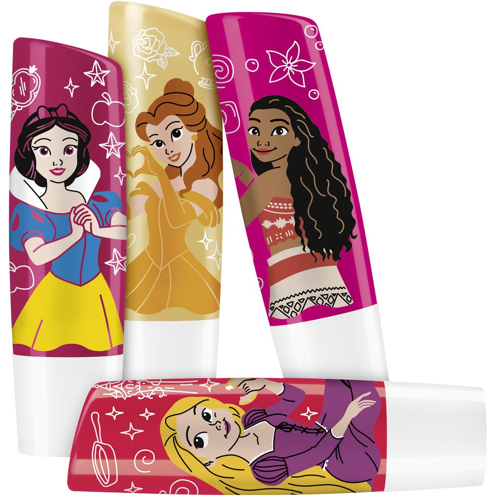 Labello Lippenpflegestift LIMITED DISNEY PRINCESS EDITION Lippenpflegeset (4-teilig), 4-tlg.