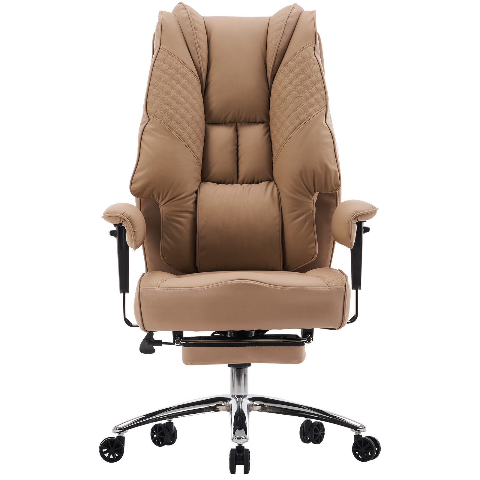 EFOMAO Chefsessel Extra Breit+Stabil, Hochlehner mit Fußstütze Leder, Verst günstig online kaufen