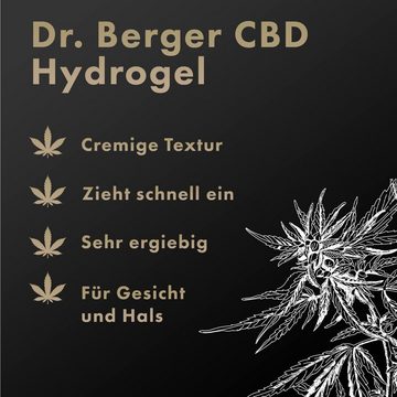 Dr. Berger Hautcreme "Black Edition" Hydrogel 50 ml mit Hyaluronsäure, mit 500 mg CBD
