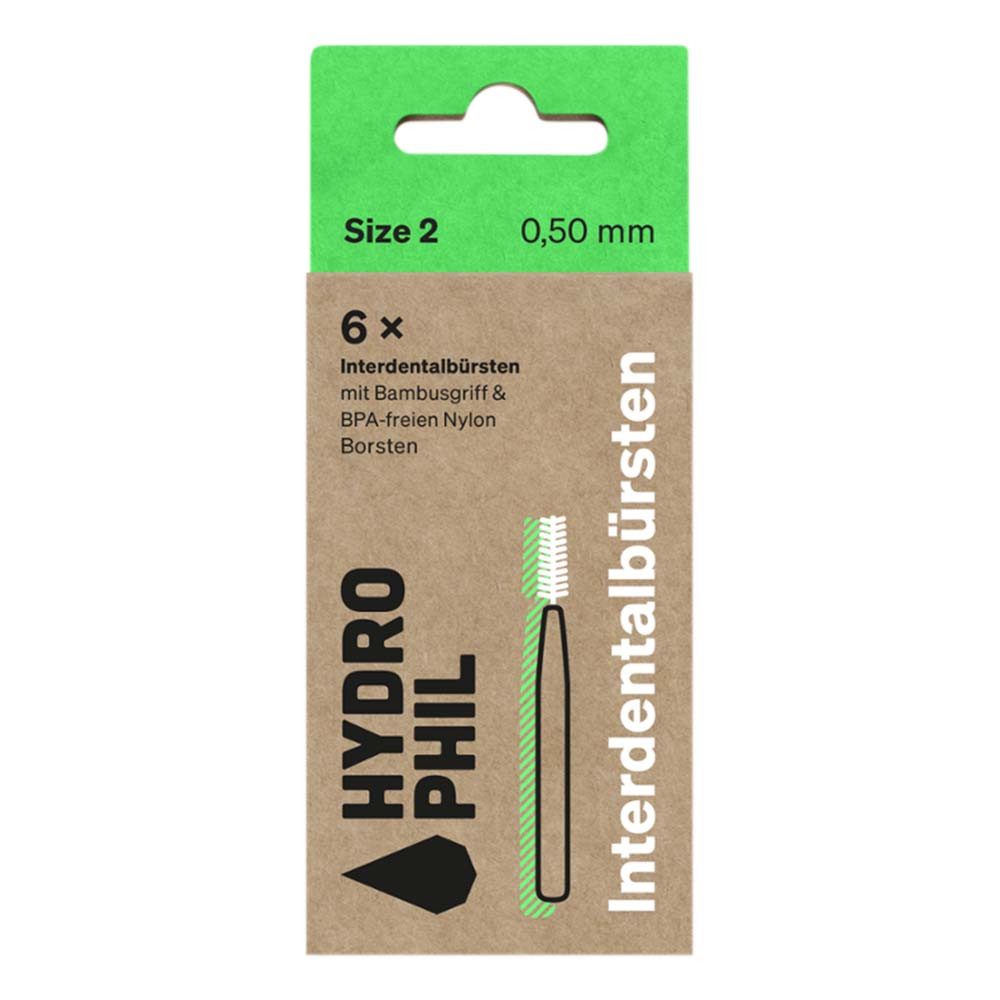 Hydrophil Zahnbürste Interdentalbürsten - 0,50 mm Size 2