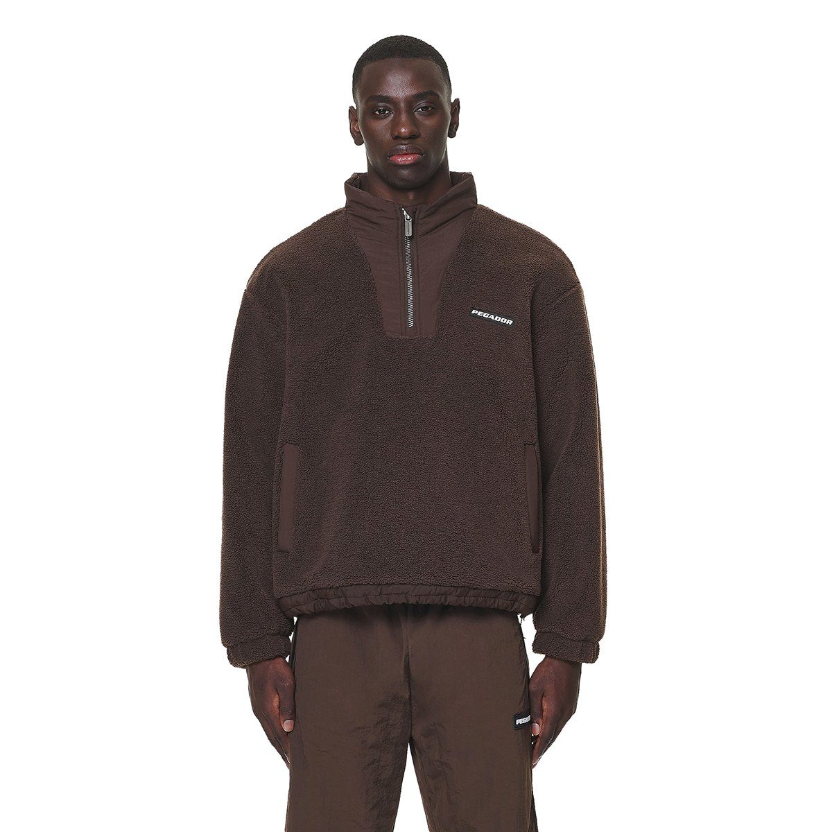 PEGADOR Sweater Fierro Teddy (1-tlg., kein Set) Teddy