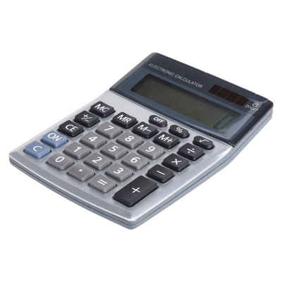 HAC24 Taschenrechner XL Taschenrechner Mathe Rechner Tischrechner, mit großem Display, Batteriebetrieben