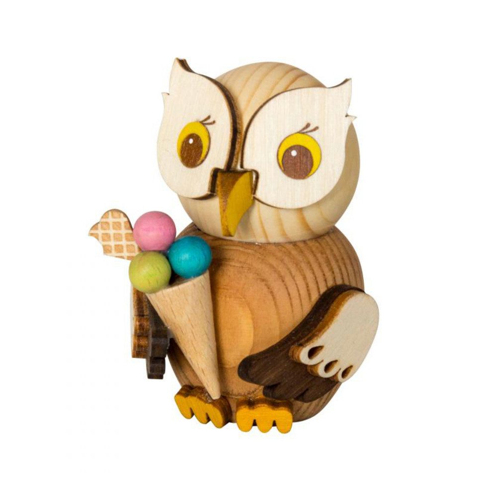 Kuhnert Sammelfigur Kuhnert Mini Eule mit Eis