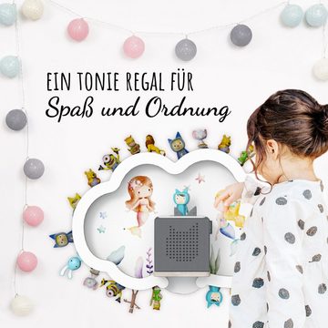 Holzura Kinderregal Tonieregal für Toniebox, Kinderregal Wolke Regal Tonie Figuren