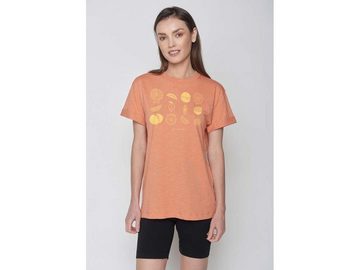 GreenBomb T-Shirt GREENBOMB Bio-Damen-T-Shirt 'Citrus' mit Roll-Up-Ä