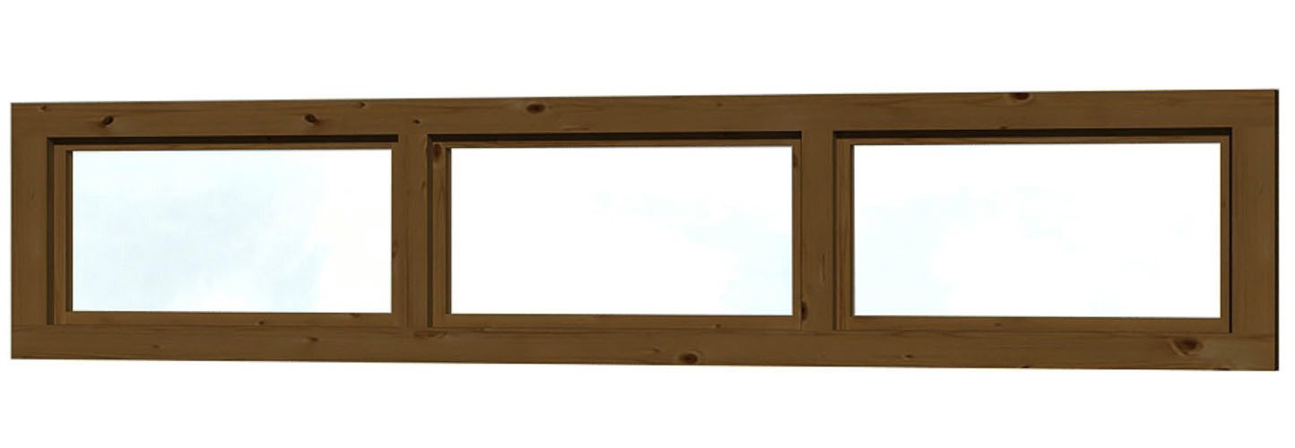 Skanholz Fenster Oberlicht, 147 x 30 cm