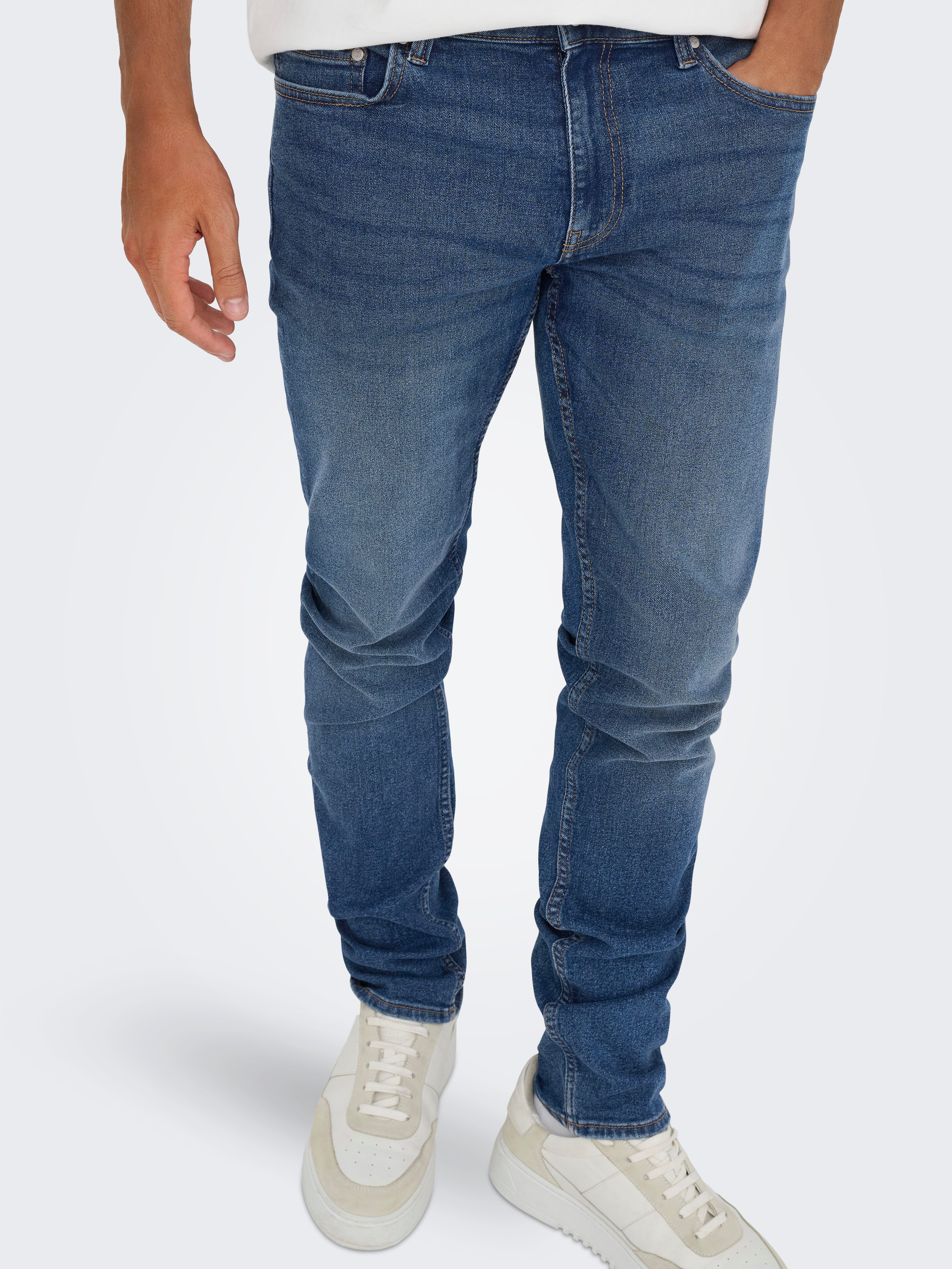 ONLY & SONS Slim-fit-Jeans ONSLOOM SLIM 5748 EY BOX JEANS MU Baumwollmischu günstig online kaufen