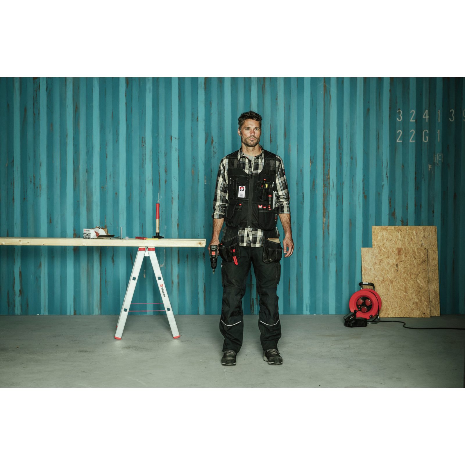 Würth MODYF Arbeitsweste Werkzeugweste für Handwerker Multifunktionale Werk günstig online kaufen