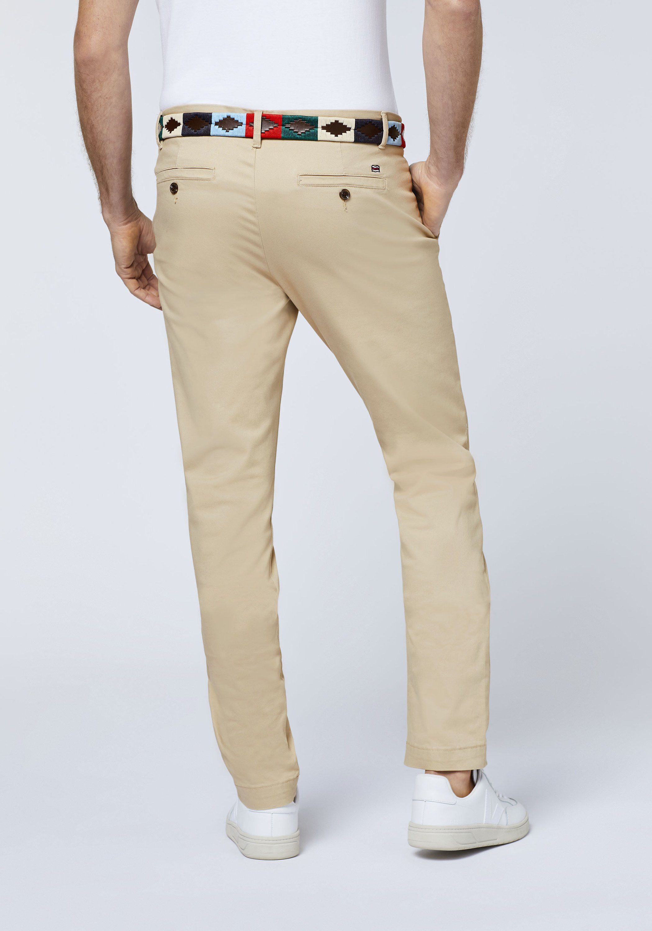 Tan Design 15-1306 Oxford im cleanen Polo Chinohose Sylt