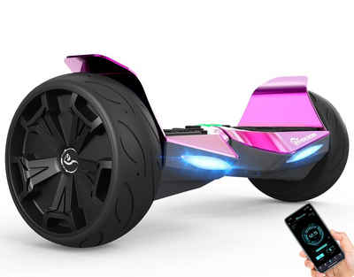 EVERCROSS TECH Balance Scooter 8,5" EV5 Offroad Hoverboards, mit APP Bluetooth 4,4 Ah AKKU, MAX Reichweite 15KM, Geschenk für Kinder