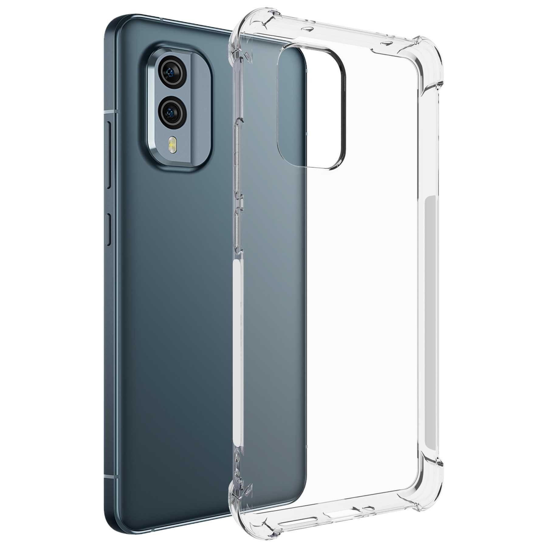 mtb more energy Smartphone-Hülle Clear Armor Case für Nokia X30 5G (6.43), Transparente TPU Schutzhülle Case Backcover mit Anti-Shock Verstärkung