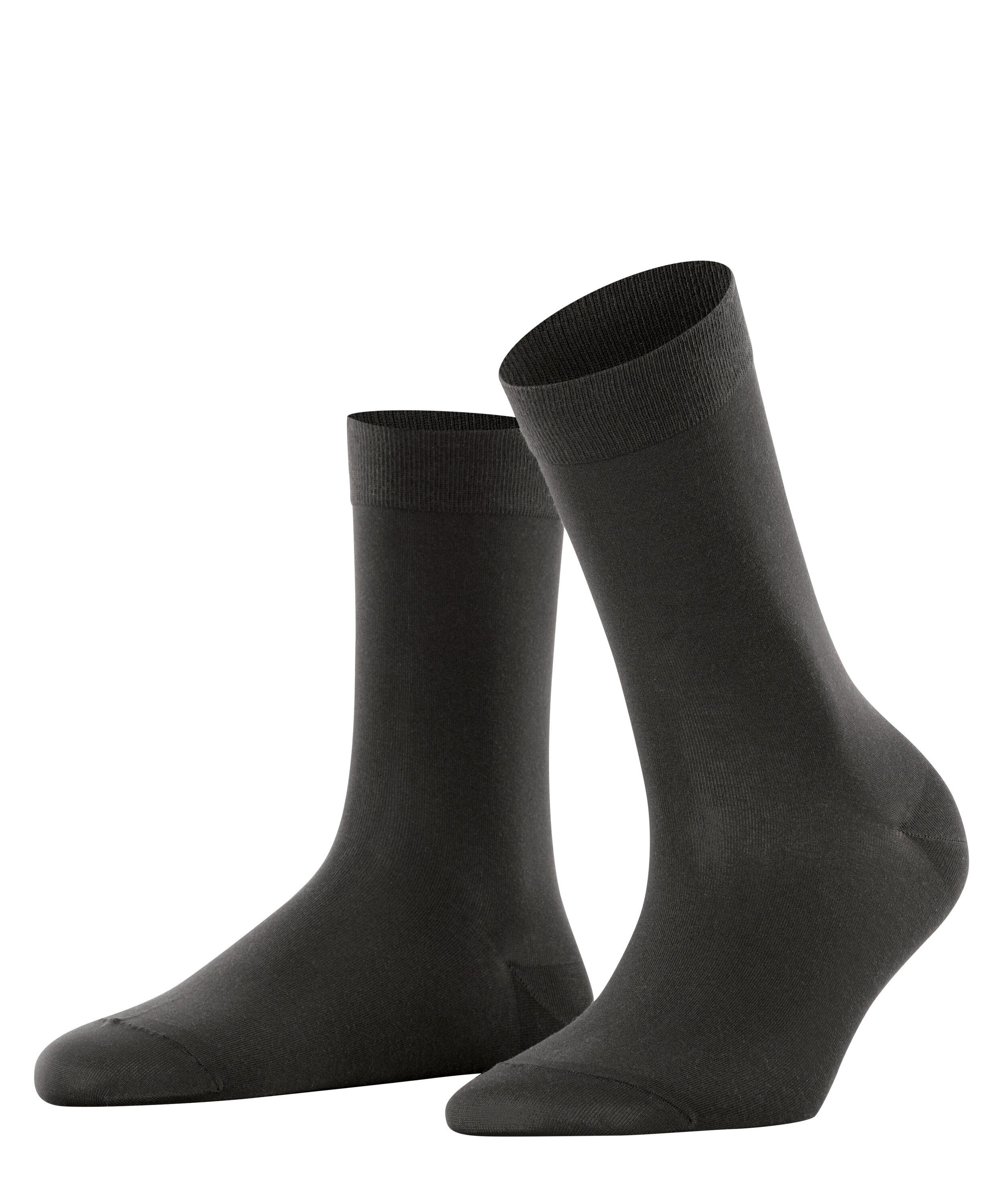 FALKE Socken anthracite Cotton Touch (1-Paar) (3529)