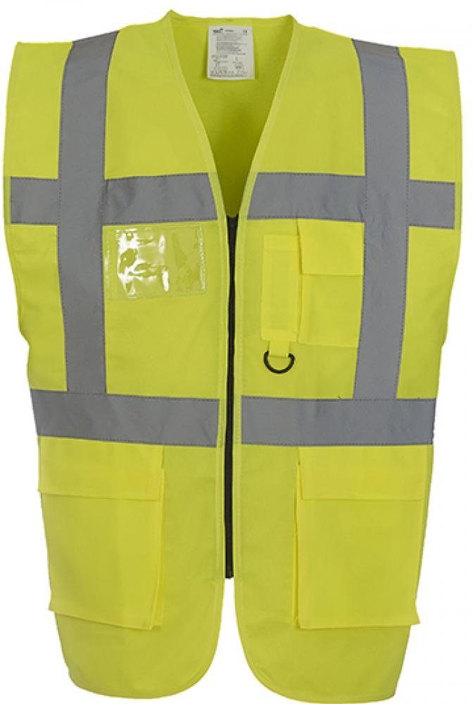 YOKO Warnweste Herren Multi-Functional Executive Waistcoat