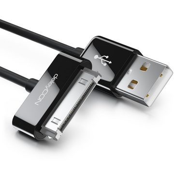 deleyCON deleyCON 1m 30-Pin USB Kabel Dock Connector Sync- Lade- & Datenkabel Smartphone-Kabel