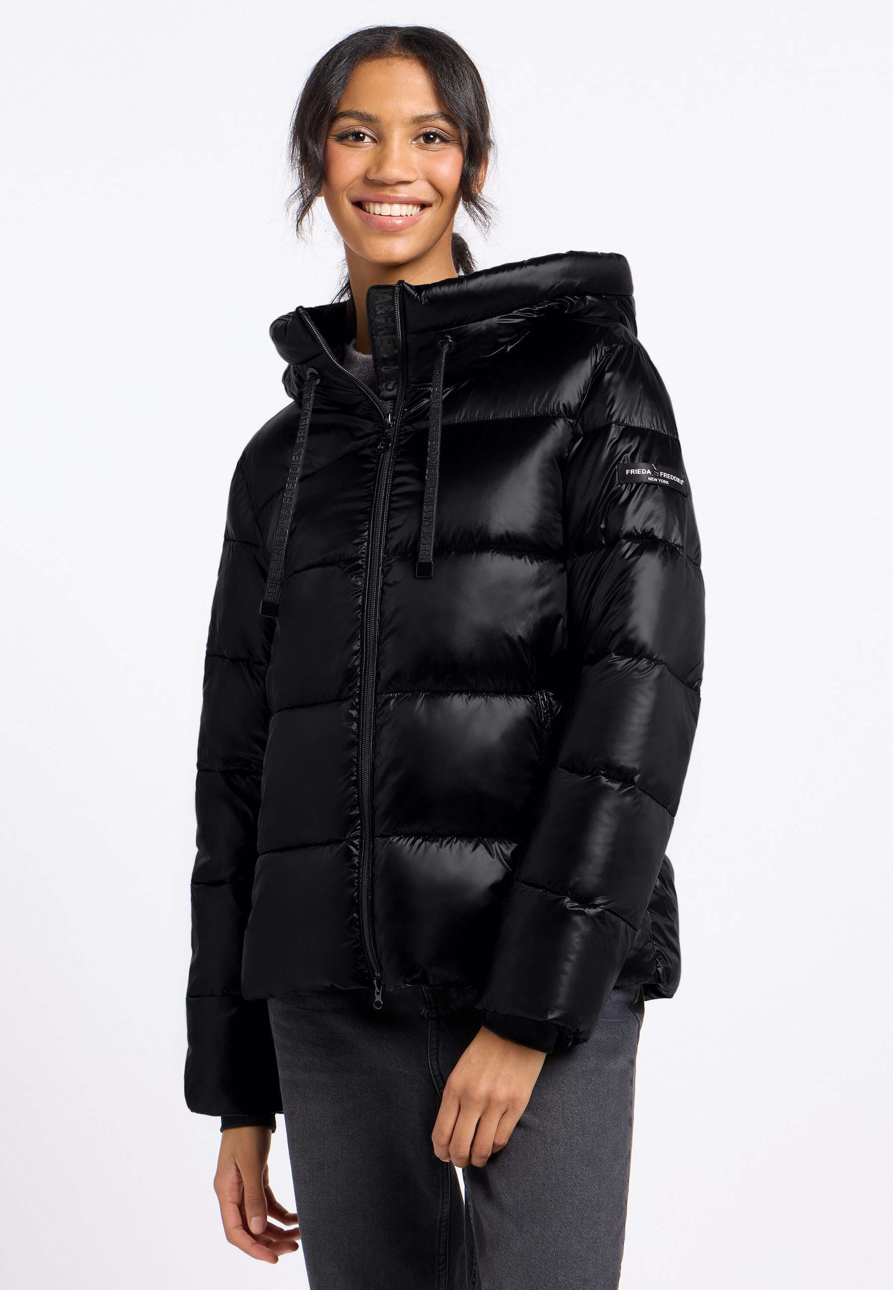 Frieda & Freddies Winterjacke Frieda & Freddies Steppjacke mit Kapuze