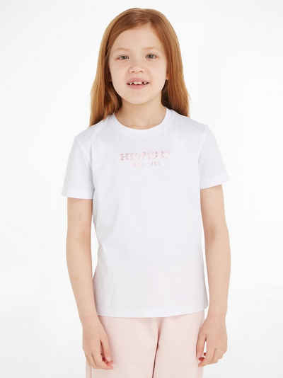 Tommy Hilfiger T-Shirt MONOTYPE FOIL PRINT TEE S/S mit Folienprint