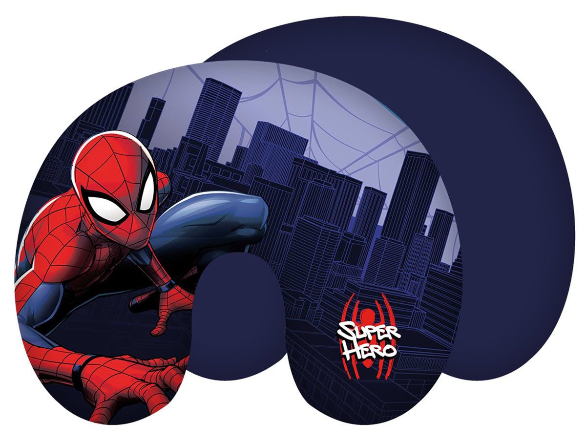 MARVEL Nackenstützkissen Spider-Man Nackenkissen Reisekissen Nackenhörnchen Spider-Man Super He, Bezug: 100% Polyester, Nackenkissen, keine