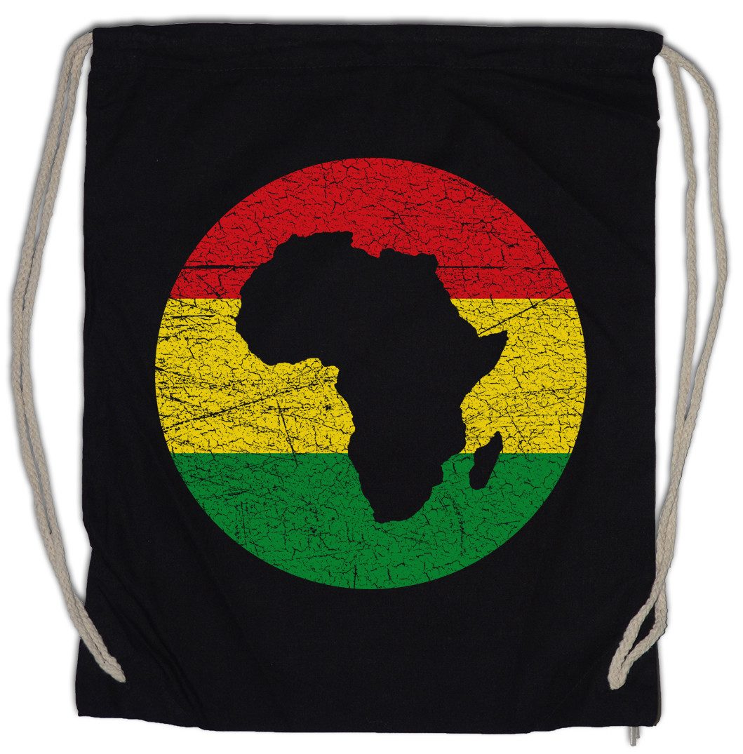 Urban Backwoods Turnbeutel Zion Africa Circle Turnbeutel Jah Ras Musik Babylon Irie Reggae (1-tlg), Babylon Music Marley Irie