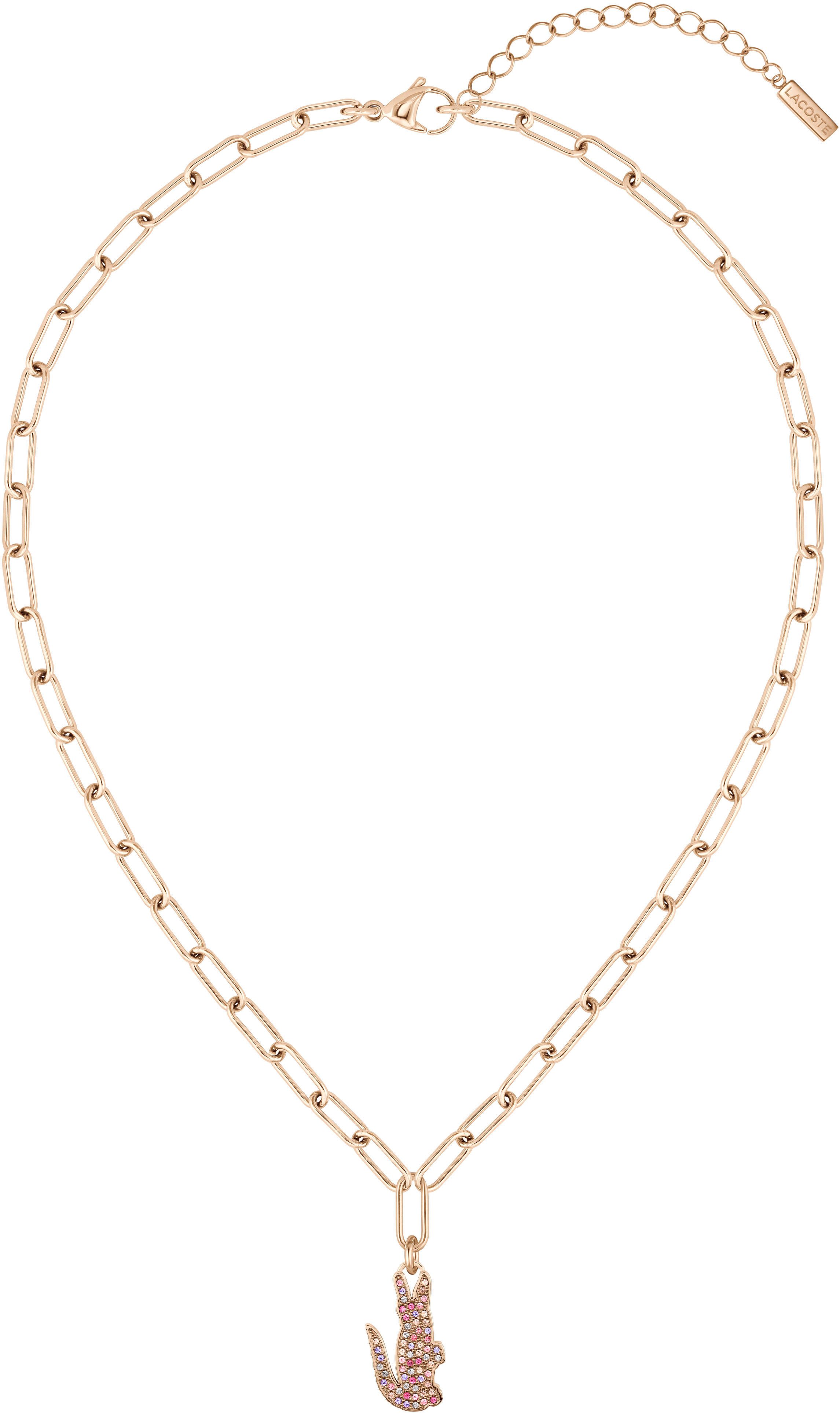 Lacoste Kette mit Anhänger CROCODILE, 2...