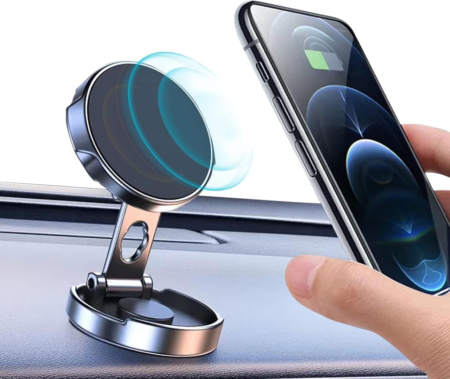 Innocase Handy-Halterung Magnet Handyhalterung Auto für Dashboard - 360° drehbar & universell