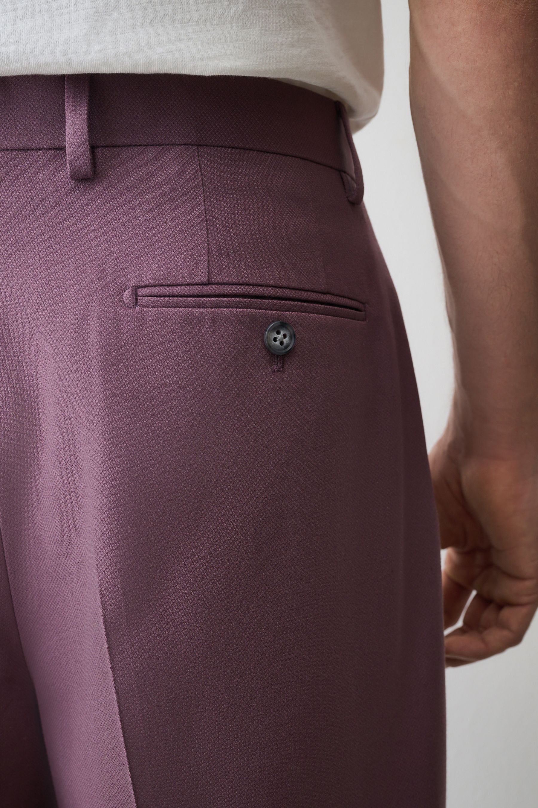 Next Anzughose Strukturierte Loose Fit Anzughose (1-tlg)