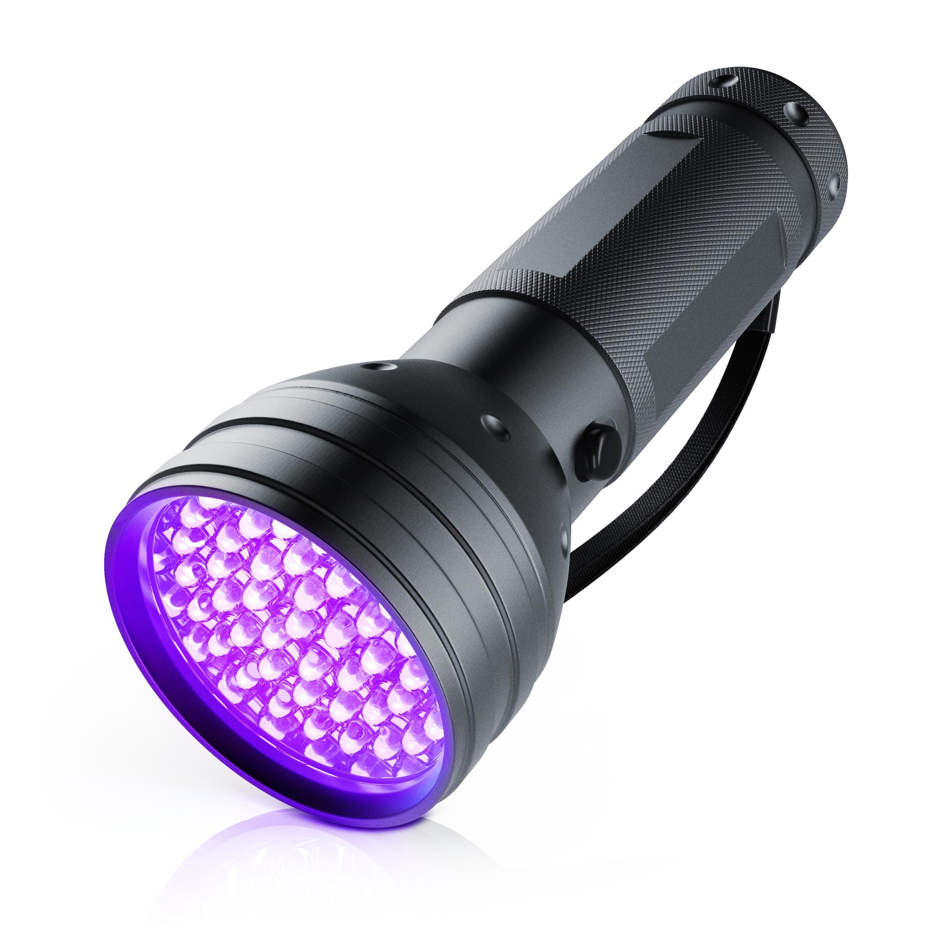 Heiß Ultraviolett 100 LED UV Taschenlampe Schwarzlicht Handlampe Licht Lampe 