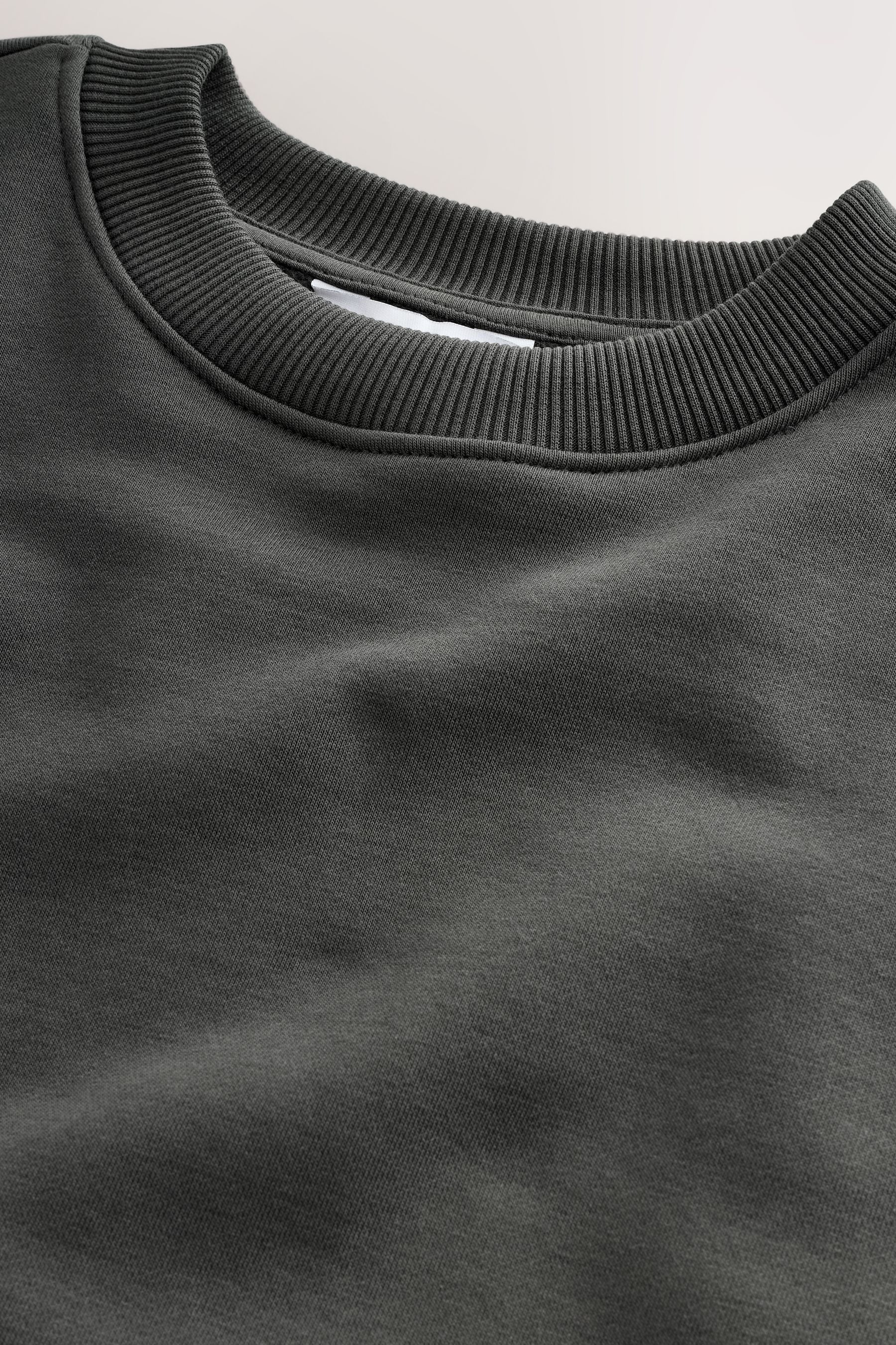 Next Sweater Schweres Regular Fit Rundhalssweatshirt (1-tlg) – Bild 3 von 5